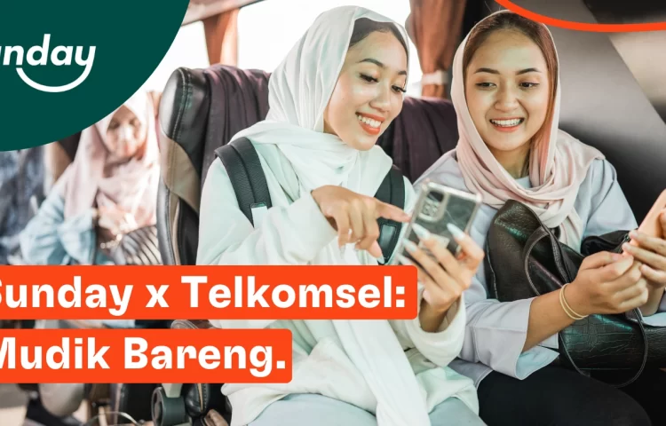 Sunday Indonesia berkolaborasi dengan Telkomsel untuk menghadirkan pengalaman mudik lebaran yang lebih aman dan nyaman dengan asuransi kecelakaan diri Sunday.